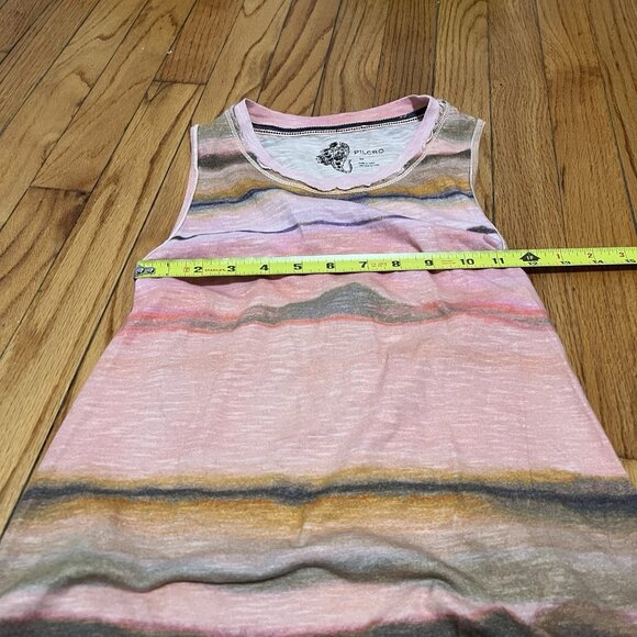 Pilcro Anthropologie NWT Sunset Dyed Motif Twist Back Tank Top Small Petite‎ - Picture 8 of 8